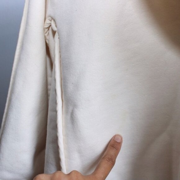 KIT AND ACE Lululemon Concordia Cream Color Wrap Jacket Size Medium - Picture 6 of 11